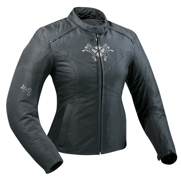 Blouson Moto Ixon Diva Star Noir