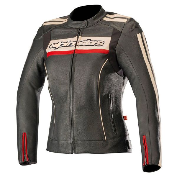 Blouson Moto Alpinestars Stella Dyno V2 Black Stone Red Blouson Moto Alpinestars Stella Dyno V2 Black Stone Red