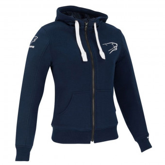 Blouson Moto Bering Lady Hoodiz Blue