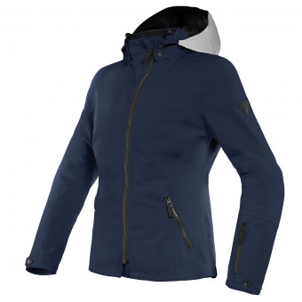 Blouson Moto Dainese Mayfair Lady D-Dry Glacier Grey Black Iris