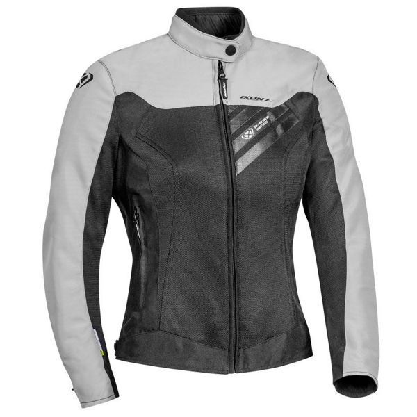 Blouson Moto Ixon Orion Lady Black Grey