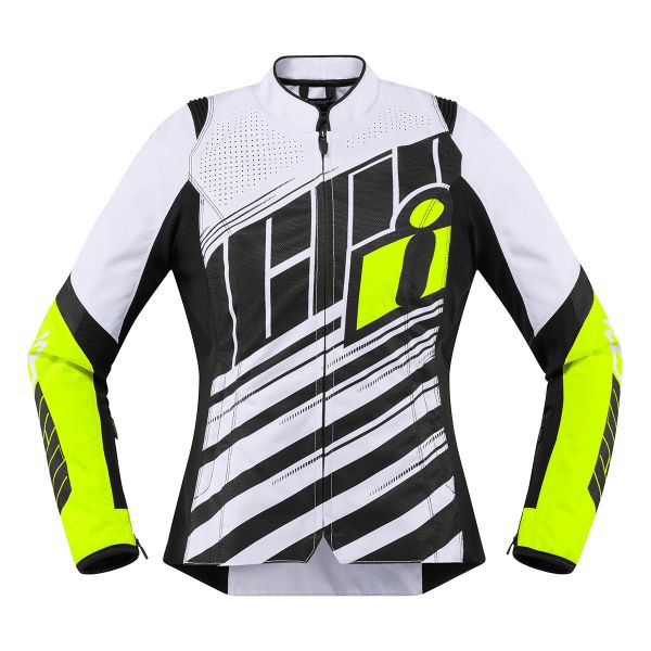 Blouson Moto ICON Overlord SB2 Women Hi Viz Jaune Blouson Moto ICON Overlord SB2 Women Hi Viz Jaune