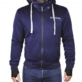 Blouson Moto HARISSON Patriot Bleu