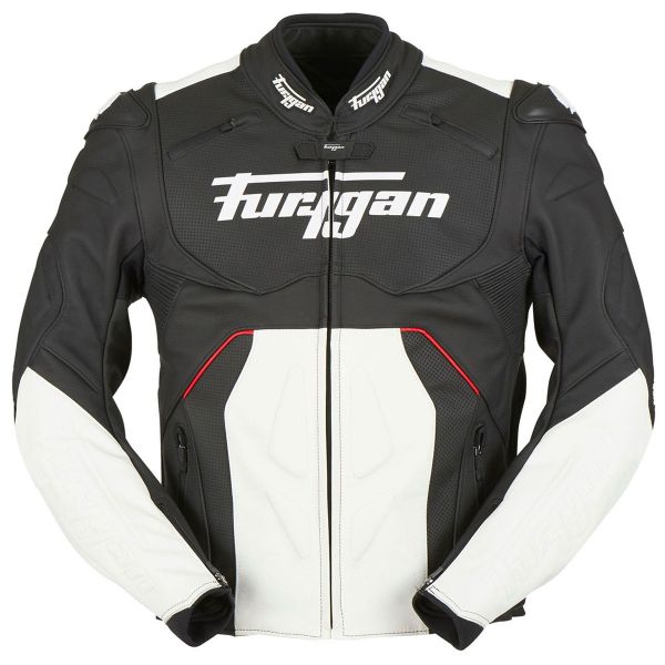 Blouson Moto Furygan Raptor Evo Black White Red