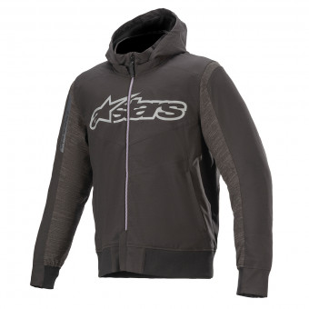 Blouson Moto Alpinestars Rhod Windstopper Hoodie Melange Black