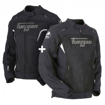 Blouson Moto Furygan RiderPack Duo 01 - Blouson Homme + Blouson Femme Blouson Moto Furygan RiderPack Duo 01 - Blouson Homme + Blouson Femme