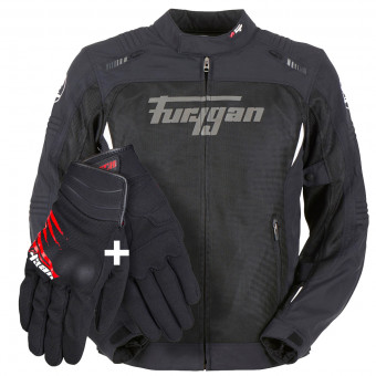 Blouson Moto Furygan RiderPack Summer 02 - Blouson + Gants Blouson Moto Furygan RiderPack Summer 02 - Blouson + Gants