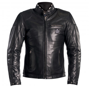 Blouson Moto Helstons Road Leather Black