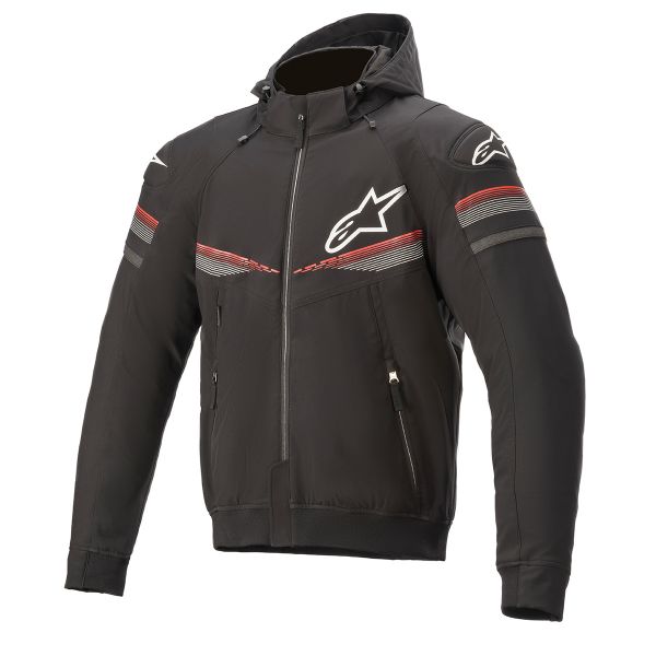 Blouson Moto Alpinestars Sektor V2 Tech Hoodie Black Bright Red