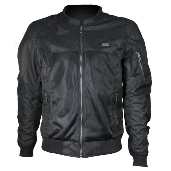 Blouson Moto HARISSON Shuttle Light Black