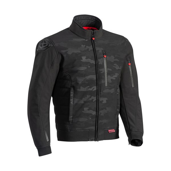 Blouson Moto Ixon Soho Noir Camo