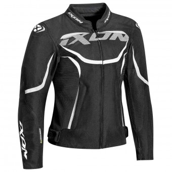 Blouson Moto Ixon Sprinter Air Lady Noir Blanc Blouson Moto Ixon Sprinter Air Lady Noir Blanc