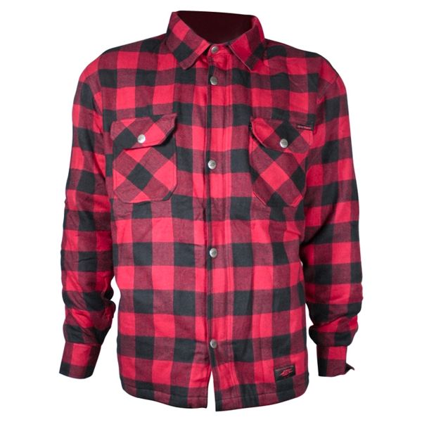 Blouson Moto HARISSON Sur Chemise Sweep Black Red Blouson Moto HARISSON Sur Chemise Sweep Black Red