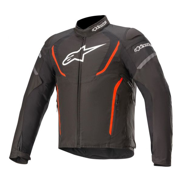 Blouson Moto Alpinestars T-Jaws V3 Waterproof Black Red Fluo