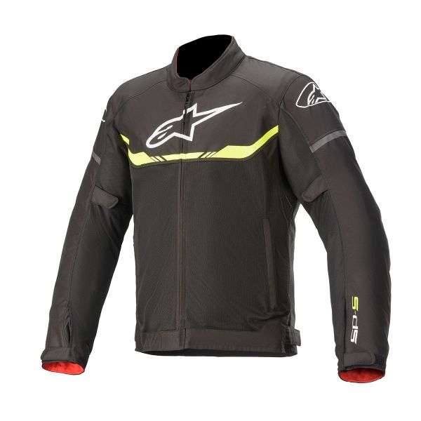 Blouson Moto Alpinestars T-SPS Air Black Yellow Fluo