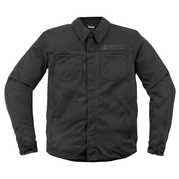 Blouson Moto ICON Upstate Mesh Black