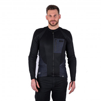 Blouson Moto Knox Urbane Pro Black Denim