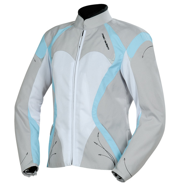 Blouson Moto Mac Adam Area Gris Bleu