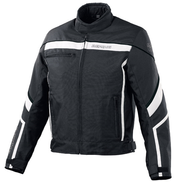 Blouson Moto Bering Sweek Kid Noir Blanc
