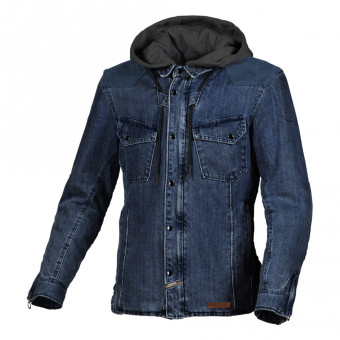 Blouson Moto Macna Inland Blue Brown