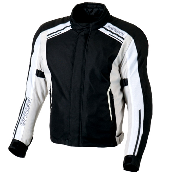 Blouson Moto Bering Viker Noir Blanc