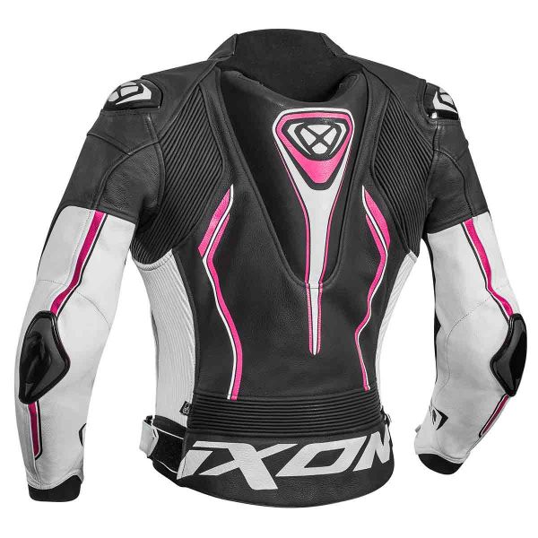 Ixon Vortex Lady Jacket Noir Blanc Fuchsia