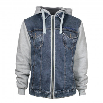 Blouson Moto HARISSON West Side Blue Grey