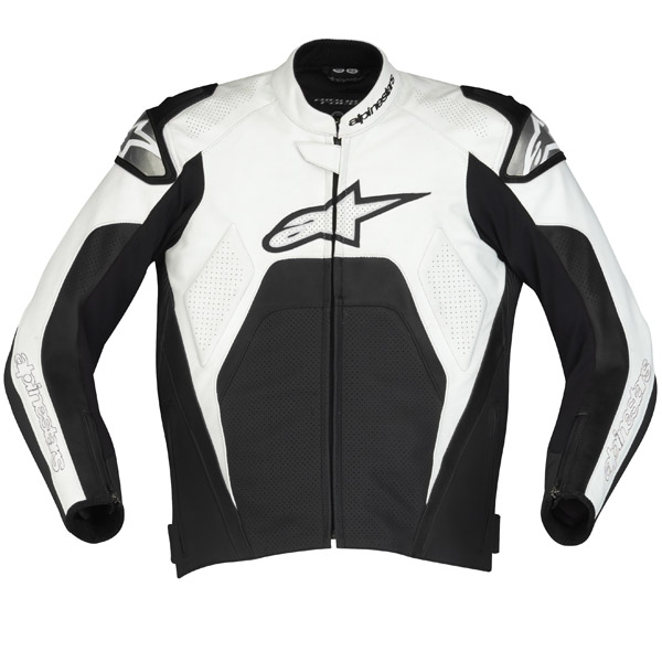 Blouson Moto Alpinestars Tech 1-R Blanc Noir