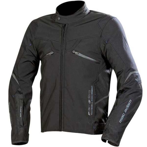 Blouson Moto Mac Adam Carbon Noir