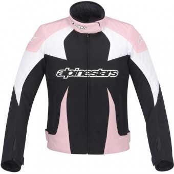 Blouson Moto Alpinestars Stella T-GP Plus Noir Rose