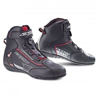 Baskets Moto Ixon Soldier Evo Black Red Baskets Moto Ixon Soldier Evo Black Red