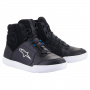 Baskets Moto Alpinestars Chrome Waterproof Black White Blue