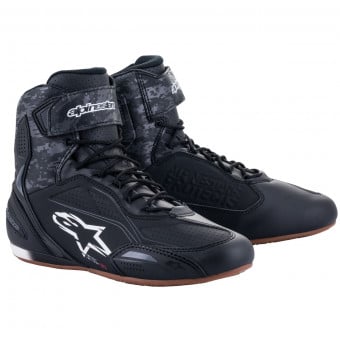 Baskets Moto Alpinestars Faster 3 Black Dark Grey Gum
