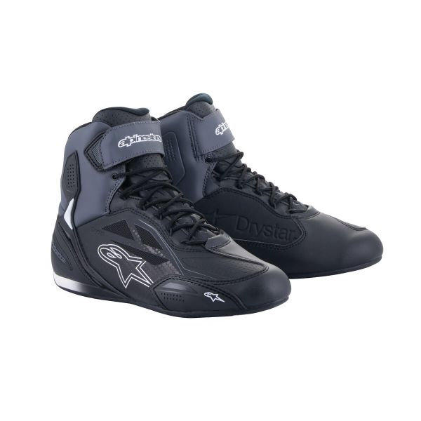 Baskets Moto Alpinestars Faster 3 Drystar Black Dark Grey