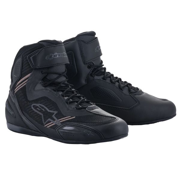 Baskets Moto Alpinestars Faster 3 Rideknit Black Black