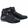 Baskets Moto Alpinestars Sektor Waterproof Black Dark Grey Red Fluo