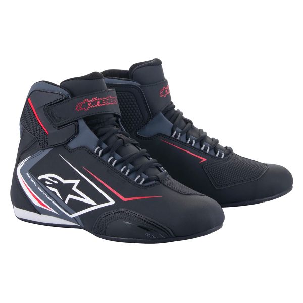 Baskets Moto Alpinestars Sektor Waterproof Black White Grey