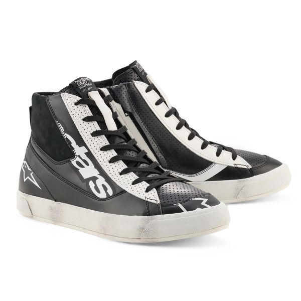 Baskets Moto Alpinestars Stated Flair Black White
