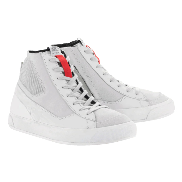Baskets Moto Alpinestars Stated White Cool Grey Baskets Moto Alpinestars Stated White Cool Grey
