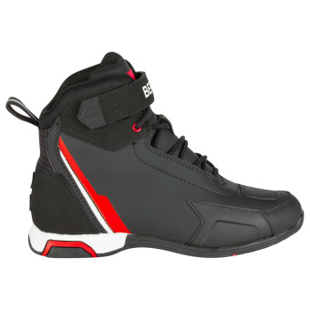 Baskets Moto Bering Lady Jag Noir blanc rouge
