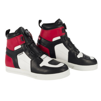 Baskets Moto Bering Reflex A-Top Black White Red