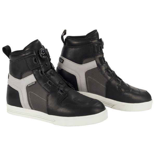 Baskets Moto Bering Reflex Vented Black Grey Baskets Moto Bering Reflex Vented Black Grey