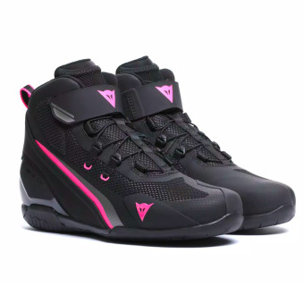 Baskets Moto Dainese Herian Air Woman Black Fluo Pink
