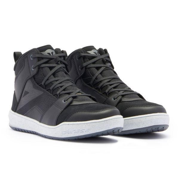 Baskets Moto Dainese Suburb D-WP Black White Iron Gate