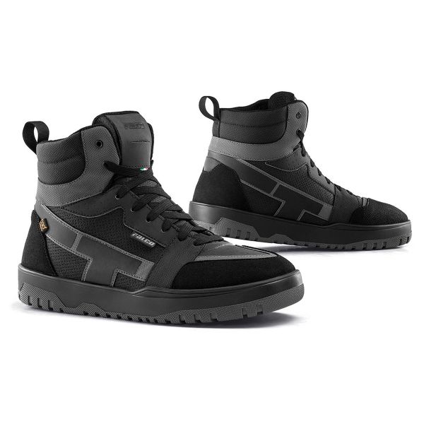 Baskets Moto Falco Dagger Black Grey Baskets Moto Falco Dagger Black Grey