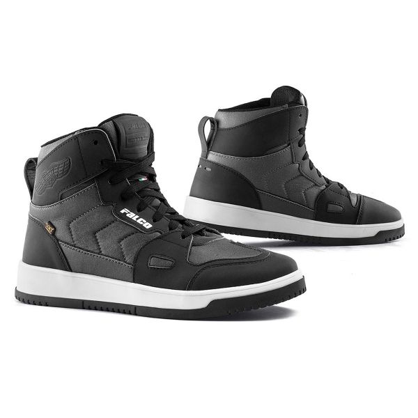 Baskets Moto Falco Harlem Grey Baskets Moto Falco Harlem Grey