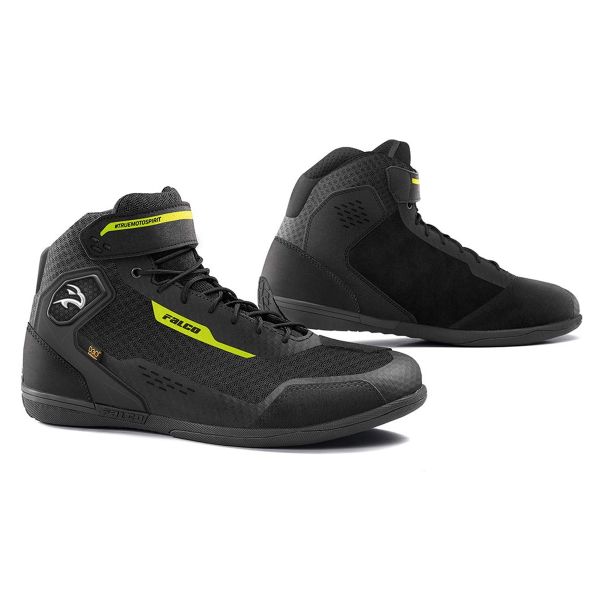 Baskets Moto Falco Speedox 2 Black Fluo