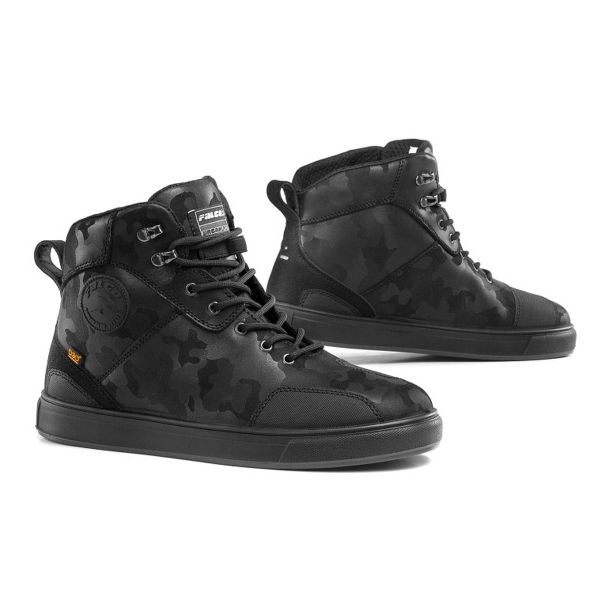 Baskets Moto Falco Viktor Black Camo Baskets Moto Falco Viktor Black Camo