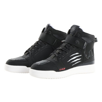 Baskets Moto Furygan Tarmac D3O Black White