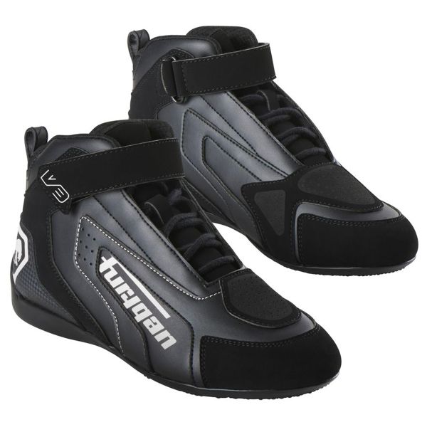 Baskets Moto Furygan V3 Lady Black White Baskets Moto Furygan V3 Lady Black White